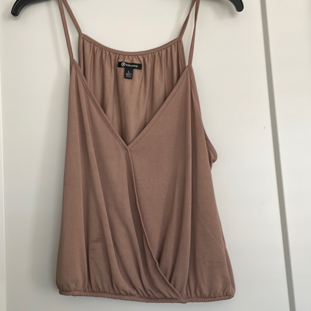 Tan versona fashion tank top